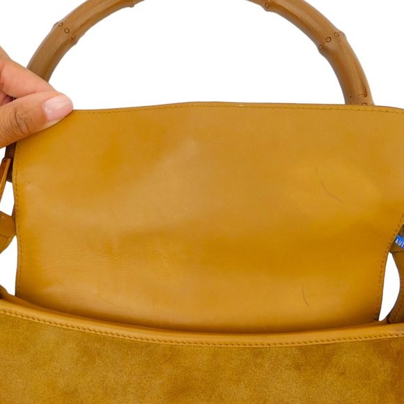 Rare Gucci by Tom Ford GUC Small Jackie 1961 Bamboo Handle Hobo Bag Early 2000 - Picture 4 of 11